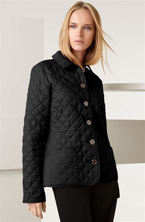 quilted jacket women burberry|burberry quilted jacket nordstrom.